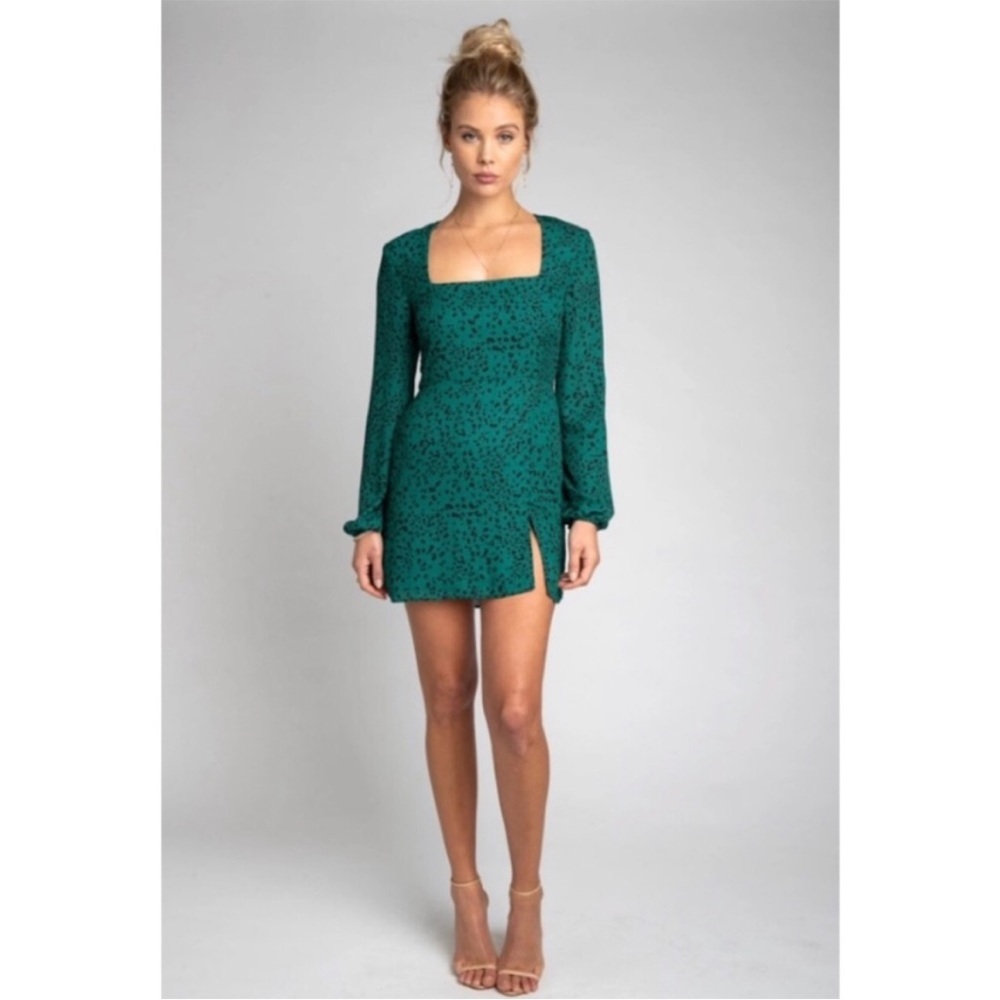 Resa long sleeve mini